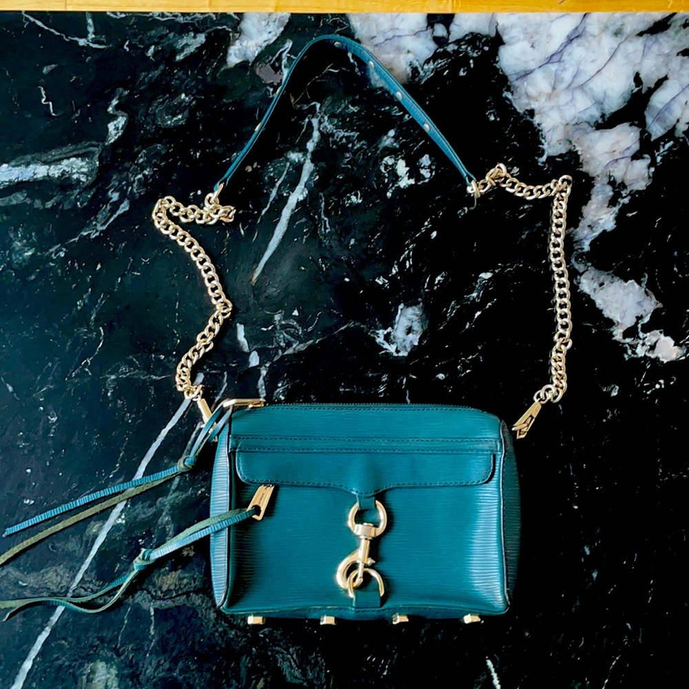 Teal Rebecca Minkoff crossbody